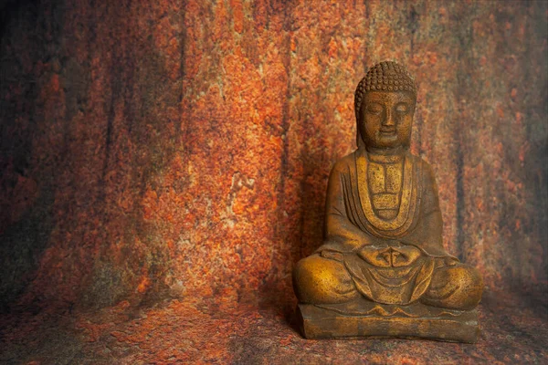 Фигура Молодого Будды Состоянии Медитации — стоковое фото