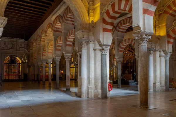 Details Interior Mosque Cathedral Cordoba Spain — Stock Photo, Image