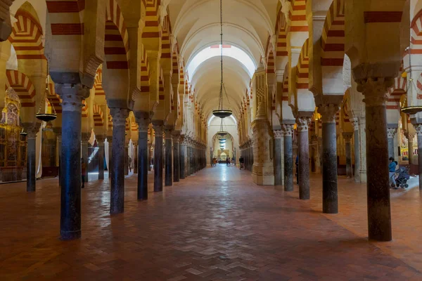 Details Interior Mosque Cathedral Cordoba Spain — Stock Photo, Image