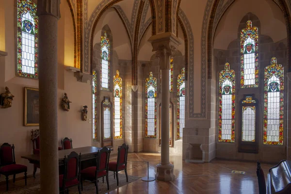Каплиця Єпископального Палацу Асторзі Іспанія — стокове фото