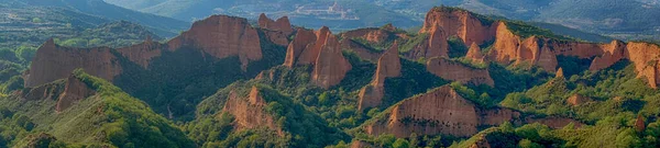 Spanya Nın Bierzo Bölgesindeki Las Medulas Antik Roma Altın Madenlerinin — Stok fotoğraf