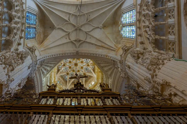 Внутрішні Деталі Прекрасного Собору Бургосі Іспанія — стокове фото