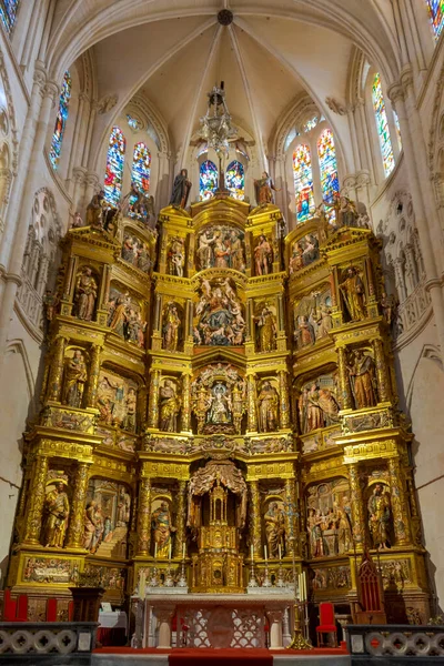 Внутрішні Деталі Прекрасного Собору Бургосі Іспанія — стокове фото