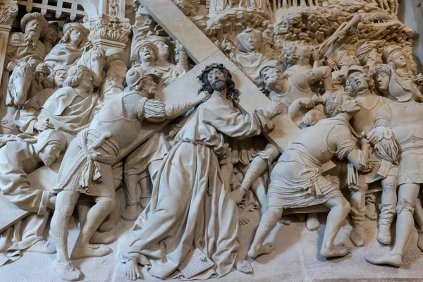 Inredningsdetaljer Den Vackra Katedralen Burgos Spanien — Stockfoto