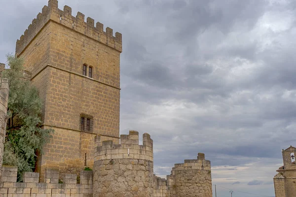 Beautiful Castle Ampudia Province Palencia Spain — Stock Photo, Image