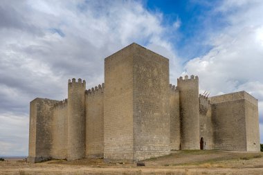 Montealegre de los campos Şatosu Castilla Leon, İspanya