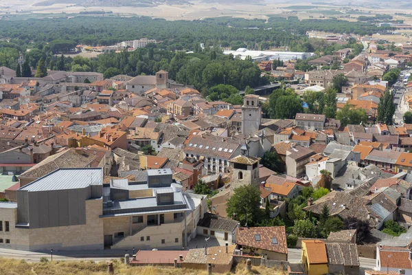 Pohled Obec Peafiel Provincii Valladolid Španělsko — Stock fotografie