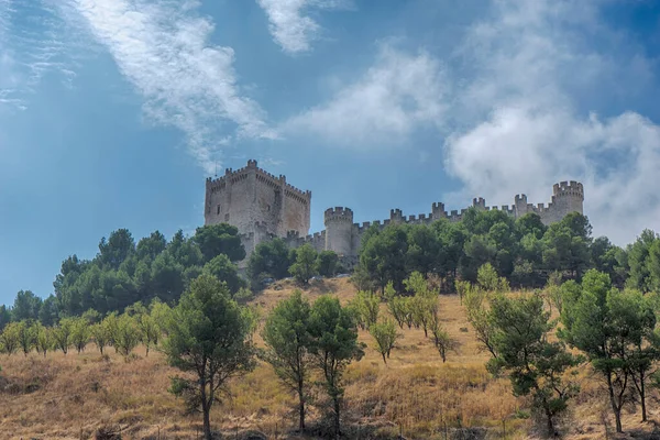 Spanya Nın Valladolid Eyaletindeki Peafiel Şatosu — Stok fotoğraf