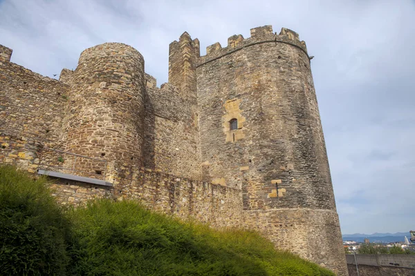 Belo Castelo Templário Ponferrada Espanha — Fotografia de Stock