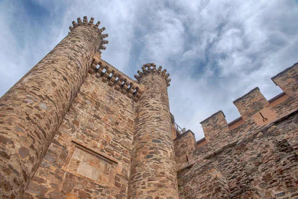 Beau Château Templier Ponferrada Espagne — Photo