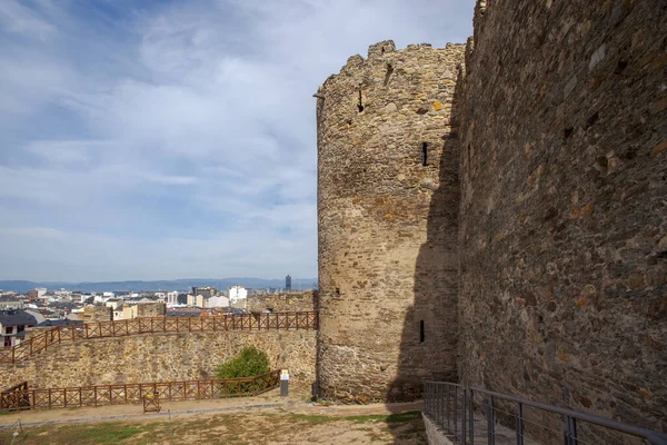 Hermoso Castillo Templario Ponferrada España — Foto de Stock