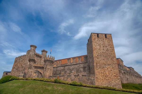 Hermoso Castillo Templario Ponferrada España — Foto de Stock