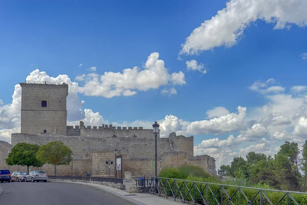 Castelo Município Portillo Província Valladolid Espanha — Fotografia de Stock