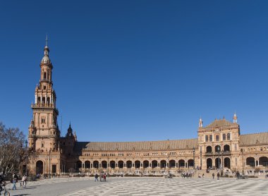 Sevilla, İspanya Meydanı anıtları