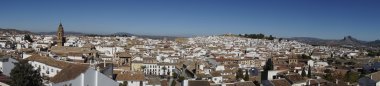 Antequera anıtsal şehir kiliseler ve malaga il convents görünümü