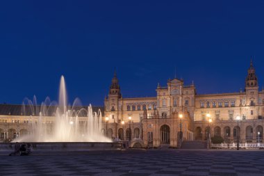 Anıtsal Seville, İspanya Meydanı Hannibal Gonzalez