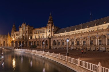 Anıtsal Seville, İspanya Meydanı Hannibal Gonzalez