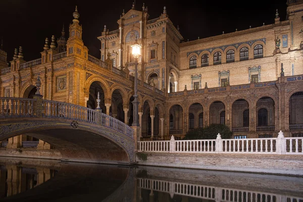 Monumental Seville, Spain Square of Hannibal Gonzalez — Stock Photo, Image