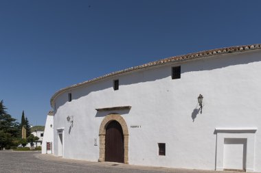 Malaga Eyaleti, Andalusia Ronda şehir sokaklarında yürümek