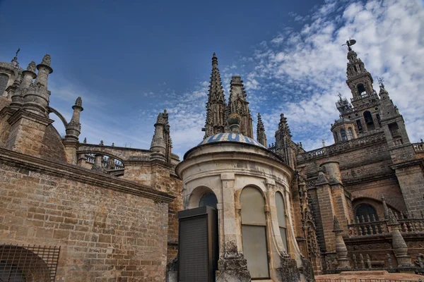 Covers Heilige kathedraal van Sevilla, Andalusië — Stockfoto