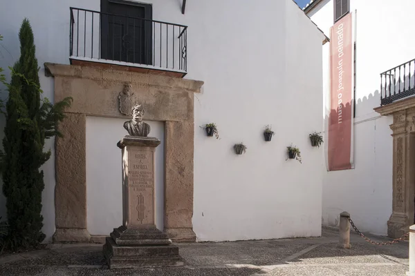 Séta a városok Andalúziában, Ronda az az Mlaga tartomány — Stock Fotó