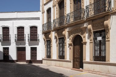 Malaga Eyaleti, Andalusia Ronda şehir sokaklarında yürümek