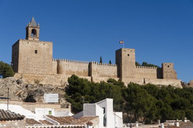 anıtlar İspanya Malaga'da Antequera Kalesi