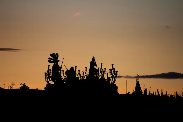 Krok Tajemství Bratrstva Hvězdy Svatého Týdne Seville — Stock fotografie