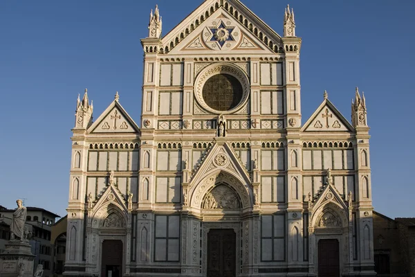 Firenze Santa Cruz-templom, Olaszország — Stock Fotó