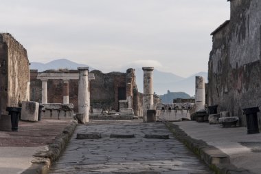 Pompei, İtalya Roma antik kentinin arkeolojik kalıntılar