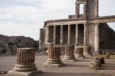 Pompei, İtalya Roma antik kentinin arkeolojik kalıntılar