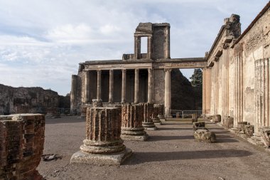 Pompei, İtalya Roma antik kentinin arkeolojik kalıntılar