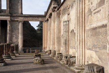 Pompei, İtalya Roma antik kentinin arkeolojik kalıntılar
