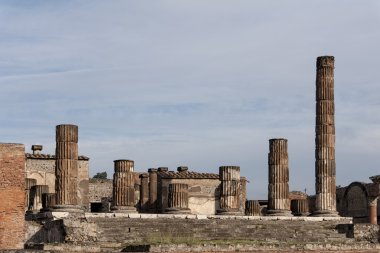 Pompei, İtalya Roma antik kentinin arkeolojik kalıntılar