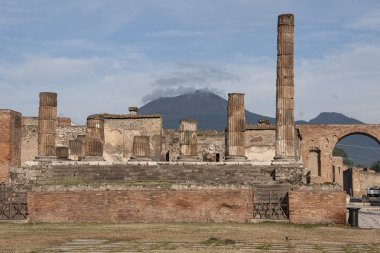 Pompei, İtalya Roma antik kentinin arkeolojik kalıntılar