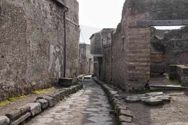 Pompei, İtalya Roma antik kentinin arkeolojik kalıntılar