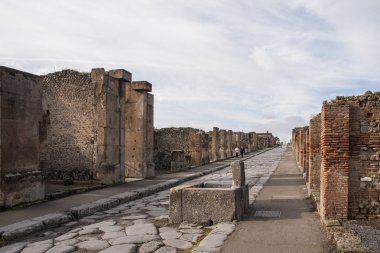 Pompei, İtalya Roma antik kentinin arkeolojik kalıntılar