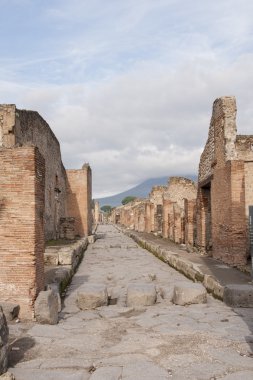 Pompei, İtalya Roma antik kentinin arkeolojik kalıntılar