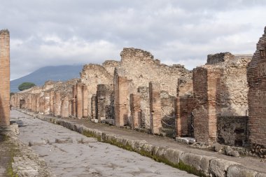 Pompei, İtalya Roma antik kentinin arkeolojik kalıntılar