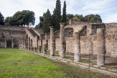 İtalya Roma şehir Pompei antik kalıntıları vizyonu
