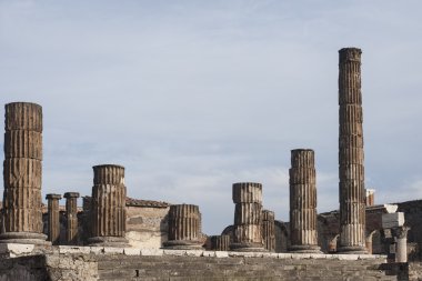 Pompei, İtalya Roma antik kentinin arkeolojik kalıntılar