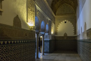 Gerçek alcazar Seville büyükelçiler Salonu