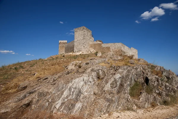 Eski kale kasaba, Aracena ile ilgili bu madde, Andalusia içinde — Stok fotoğraf