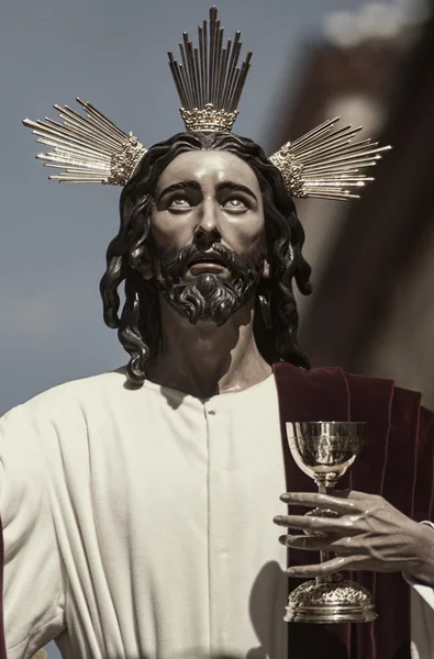 Irmandade da Santa Ceia, Semana Santa em Sevilha — Fotografia de Stock