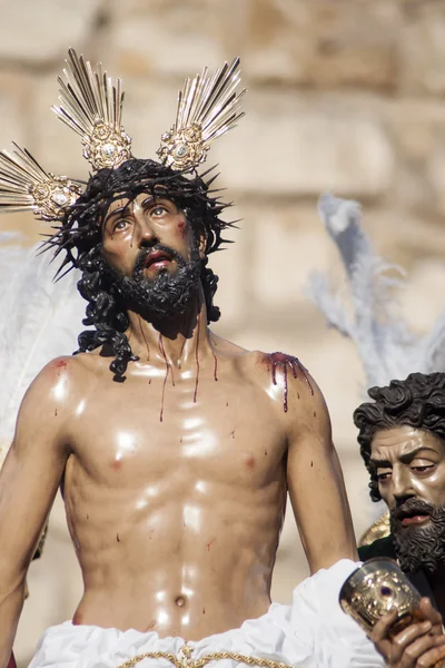 Gesù spogliato delle sue vesti, Pasqua a Siviglia — Foto Stock
