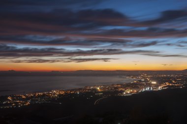 Geçen gün ışığını Marbella, Mlaga