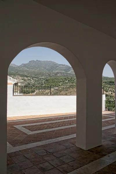 Straßen der Stadt Azaina in der Provinz Málaga, Spanien — Stockfoto