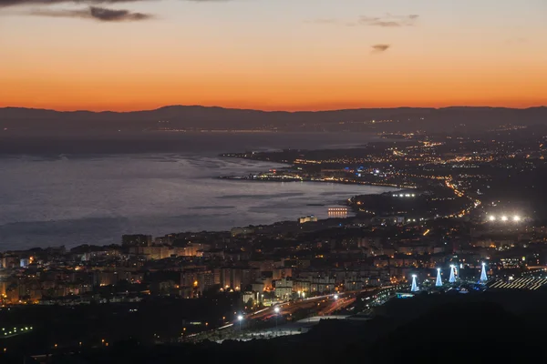 Laatste licht van de dag op Marbella, Mlaga — Stockfoto