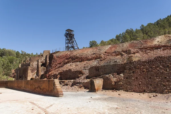 Lugares de España. Cuenca minera de Río Tinto en la provincia de Huelva, Andalucía — Foto de Stock