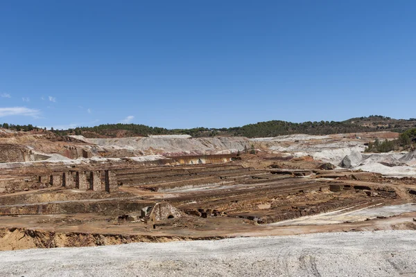 スペインの場所。アンダルシア ウエルバ県のリオ ・ ティント鉱山流域 — ストック写真